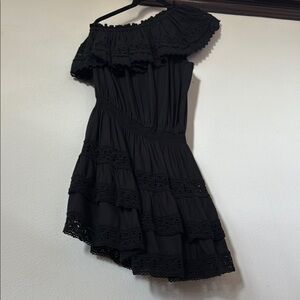 Elegant Black Off-Shoulder Dress